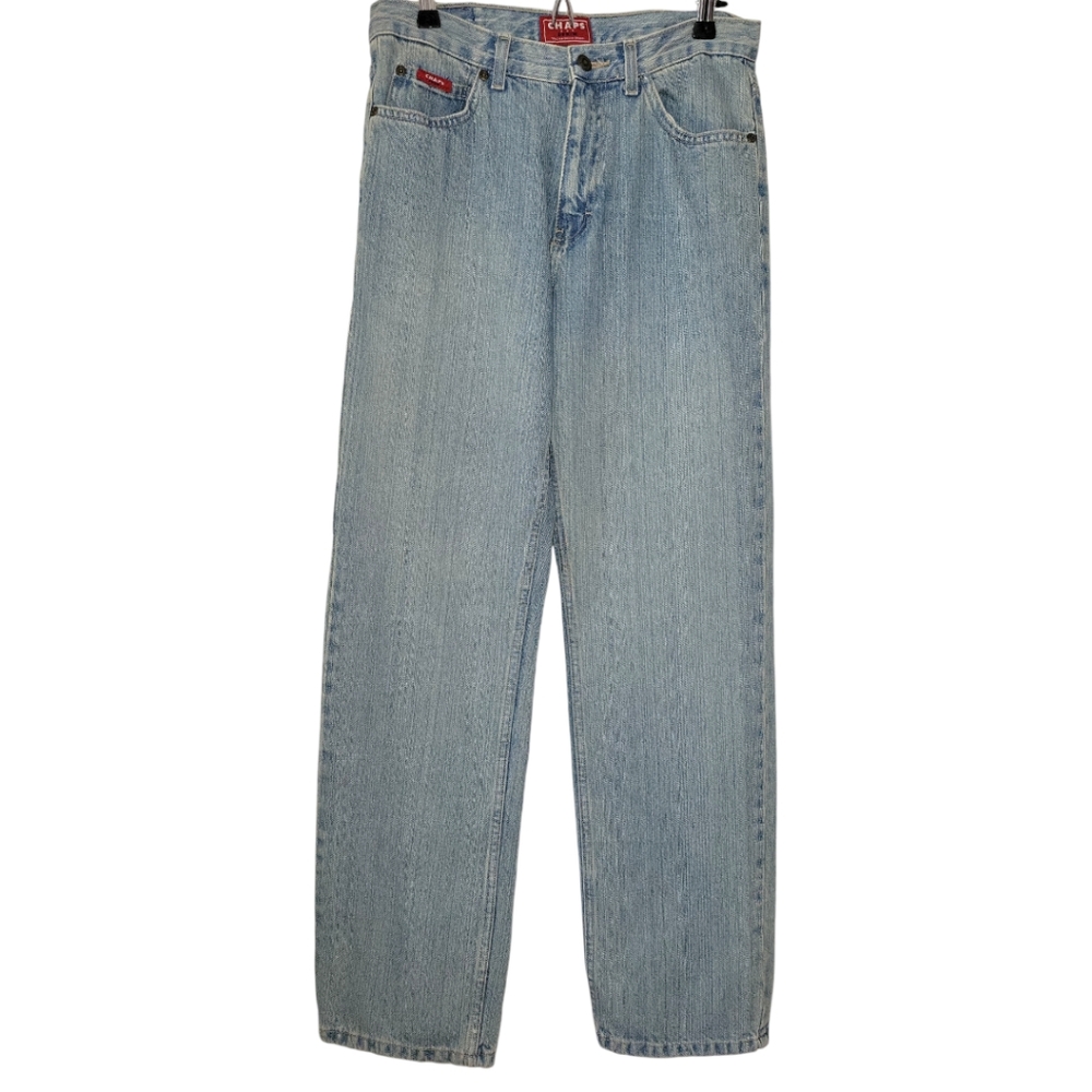 CHAPS  Straight Leg Jeans, Mens 30x32, Blue, EUC